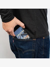 The Amazing World of Gumball Text and House Pose Bifold Wallet