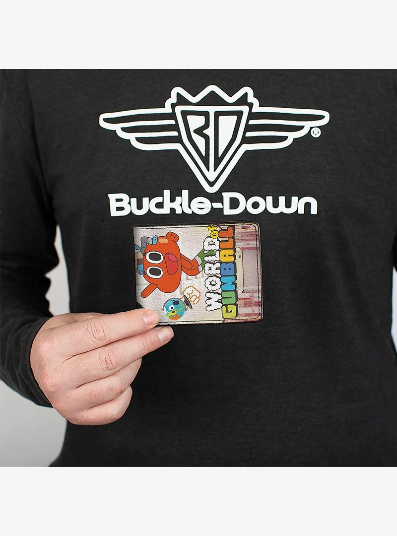 The Amazing World of Gumball Peace Pose with Darwin Bifold Wallet