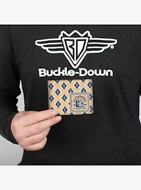 Harry Potter Butterbeer Diamonds Logo Blue Bifold Wallet