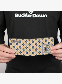Harry Potter Butterbeer Diamonds Logo Blue Bifold Wallet