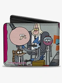 Regular Show Characters Group Posmo Party Pose Multi Bifold Wallet