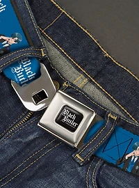 Black Butler Lawrence Bluewer Pose and Title Seatbelt Buckle Belt