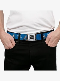 Black Butler Lawrence Bluewer Pose and Title Seatbelt Buckle Belt