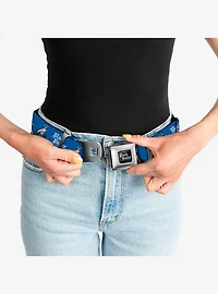 Black Butler Lawrence Bluewer Pose and Title Seatbelt Buckle Belt