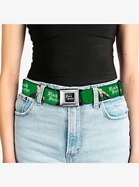 Black Butler Herman Greenhill Pose and Title Seatbelt Buckle Belt