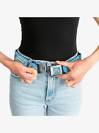 The Amazing World of Gumball Logo and Pose with Darwin Seatbelt Buckle Belt