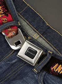 Annabelle Miss Me Doll Face Pose Seatbelt Buckle Belt