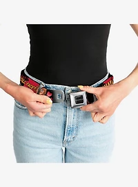 Annabelle Miss Me Doll Face Pose Seatbelt Buckle Belt