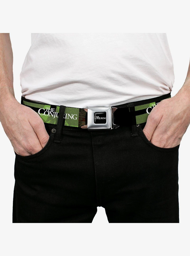 Annabelle Pose and Blocks Seatbelt Buckle Belt