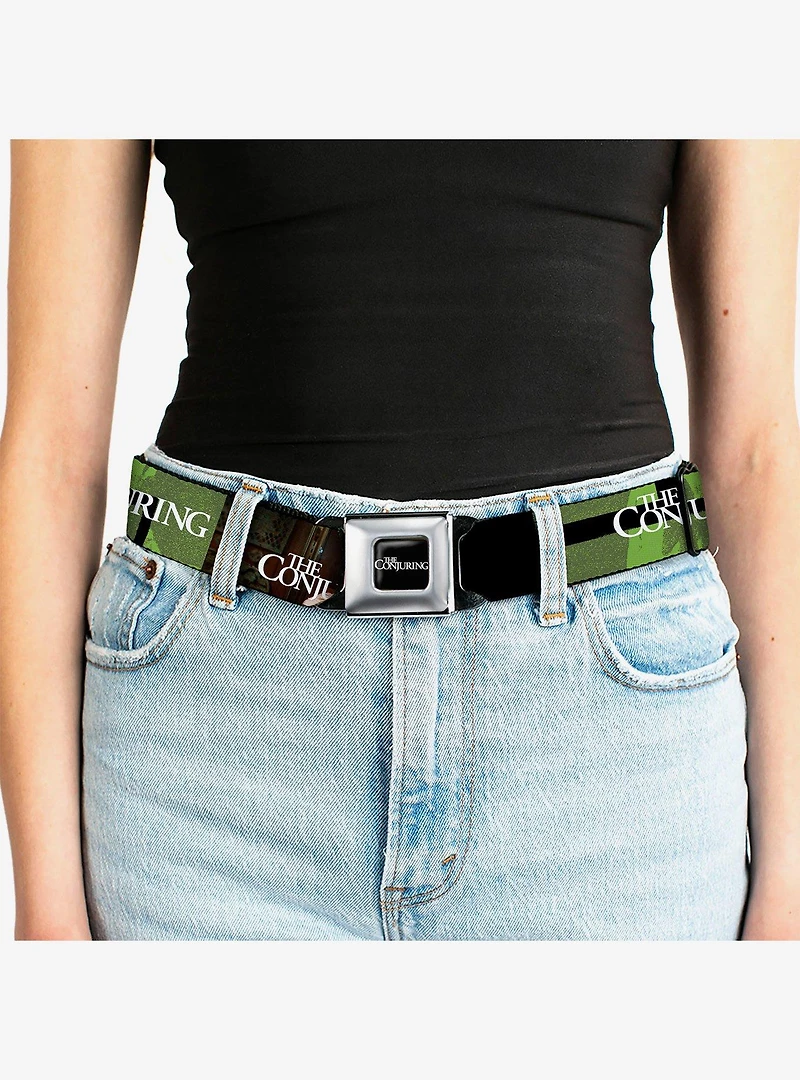 Annabelle Pose and Blocks Seatbelt Buckle Belt