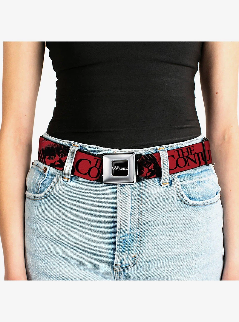 The Conjuring Evil Loves Innocence Annabelle Seatbelt Buckle Belt