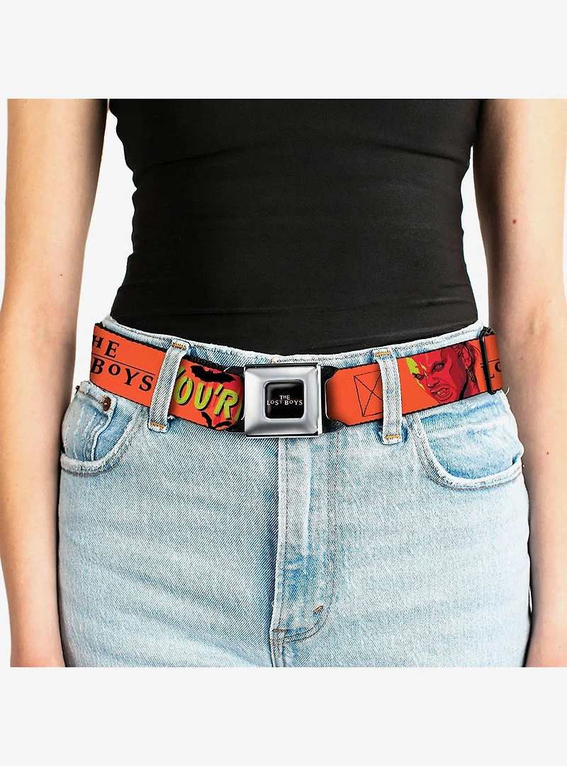 The Lost Boys You're Just My Blood Type David Pose Seatbelt Buckle Belt