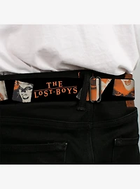 The Lost Boys David Pose Stacked and Title Logo Seatbelt Buckle Belt