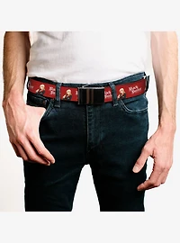 Black Butler Edgar Redmond Pose and Title Clamp Buckle Belt