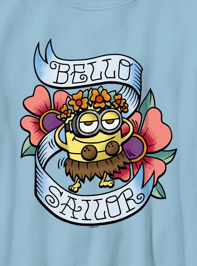 Minions Bello Sailor Tattoo Style Youth T-Shirt