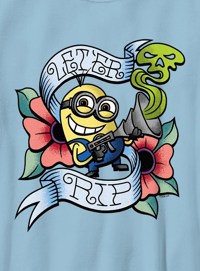 Minions Let'er Rip Tattoo StyleYouth T-Shirt
