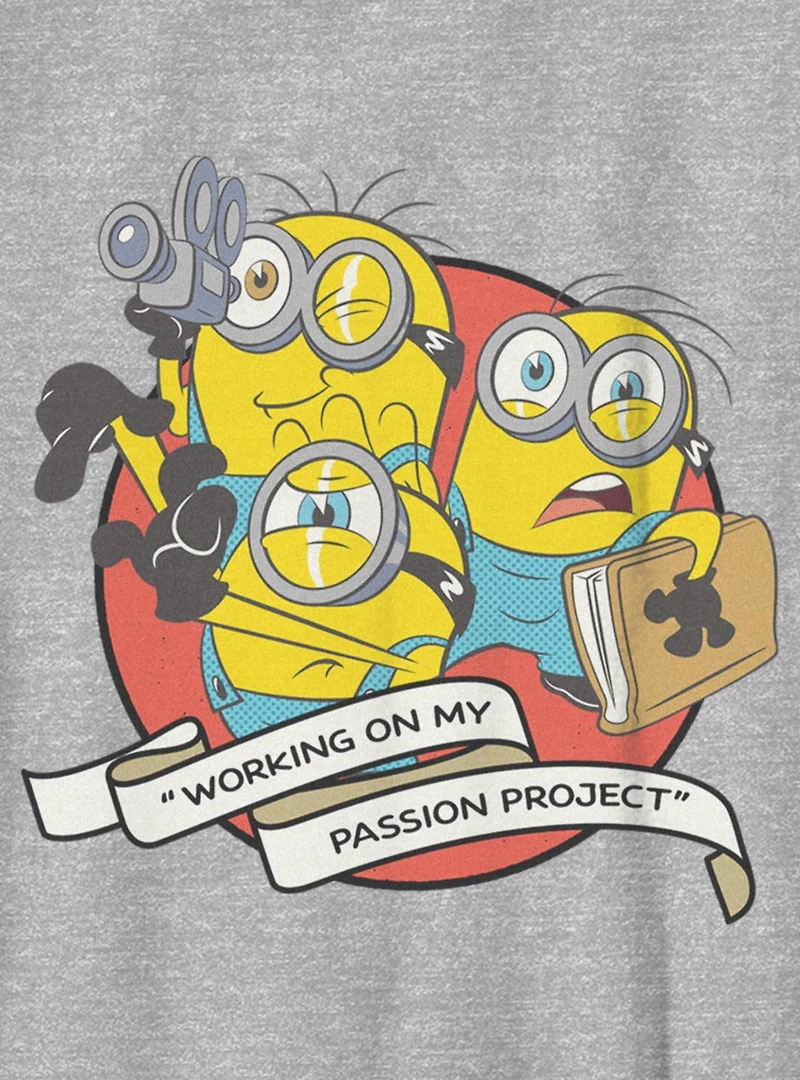 Minions Working On My Passion Project Youth T-Shirt
