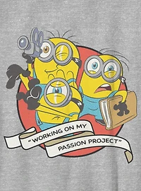 Minions Working On My Passion Project Youth T-Shirt