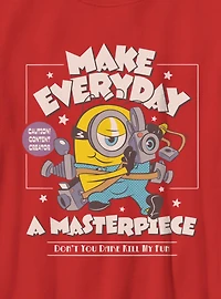 Minions Make Everyday A Masterpiece Youth T-Shirt