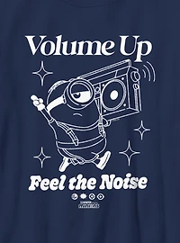 Minions Volume Up Feel The Noise Youth T-Shirt