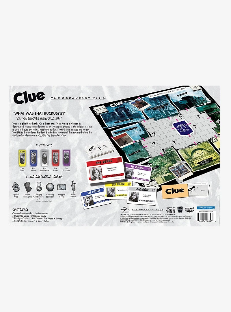The Breakfast Club Clue Game