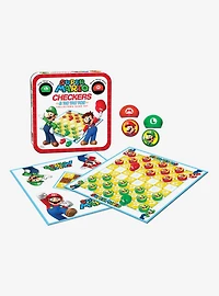 Nintendo Super Mario Bros. Checkers & Tic Tac Toe Set