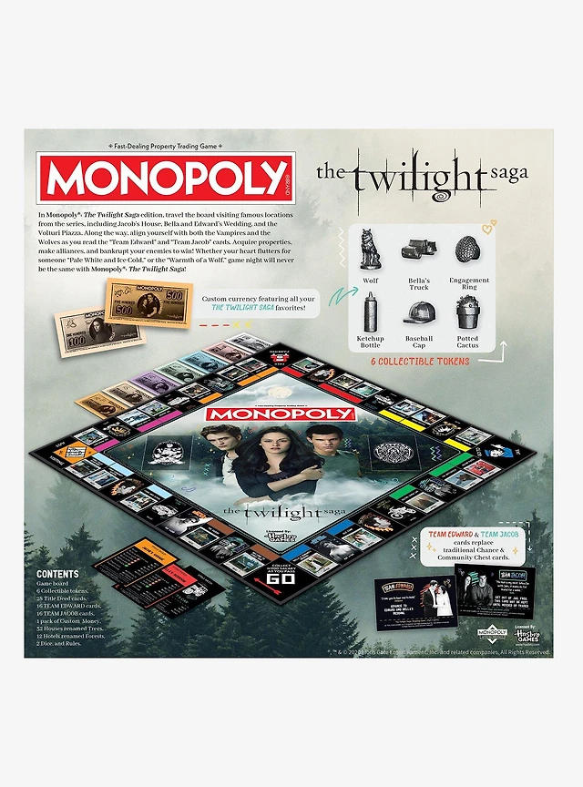 The Twilight Saga Monopoly Board Game