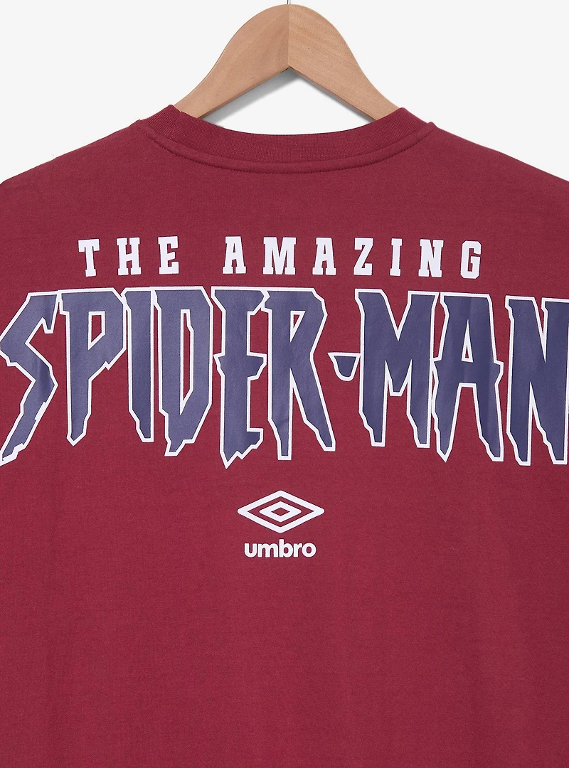 Marvel Spider-Man x Umbro Boxy Fit T-Shirt — BoxLunch Exclusive