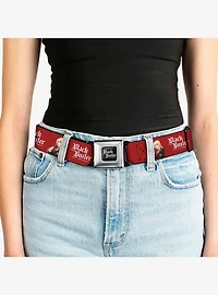 Black Butler Edgar Redmond Pose and Title Logo Youth Seatbelt Buckle Belt