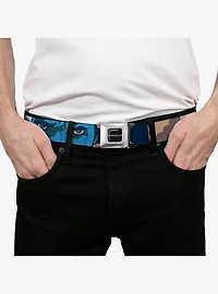 Annabelle Pop Art Scenes and Title Logo Multi Youth Seatbelt Buckle Belt
