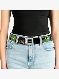 The Conjuring Annabelle Pose and Blocks Youth Seatbelt Buckle Belt