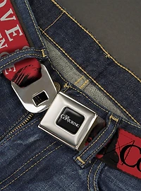 The Conjuring Evil Loves Innocence Annabelle Youth Seatbelt Buckle Belt