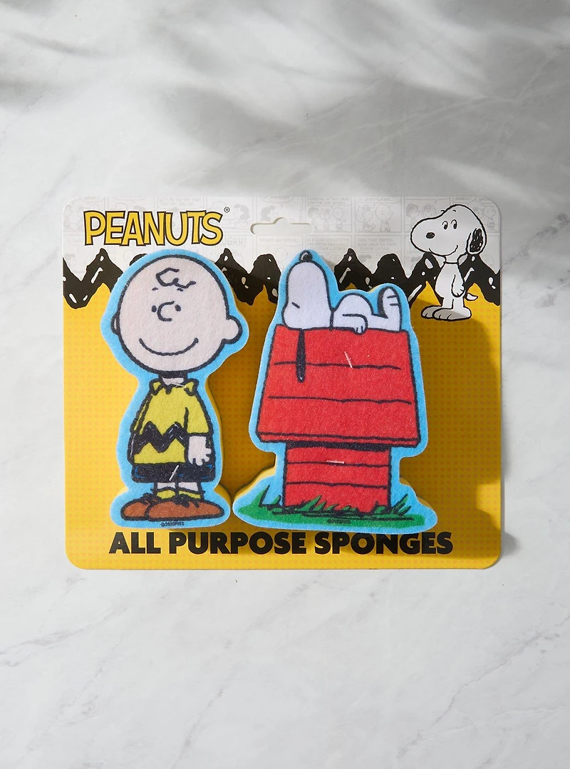 Peanuts Snoopy & Charlie Brown Sponge Set