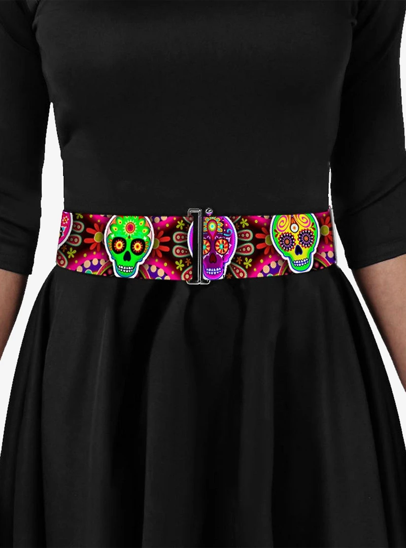 Thaneeya Mcardle Six Sugar Skulls Multi Cinch Belt