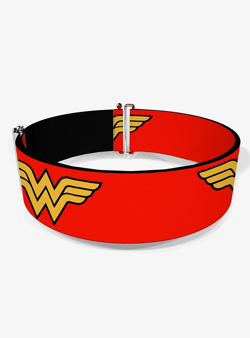 DC Comics Wonder Woman Logo Red Cinch Belt