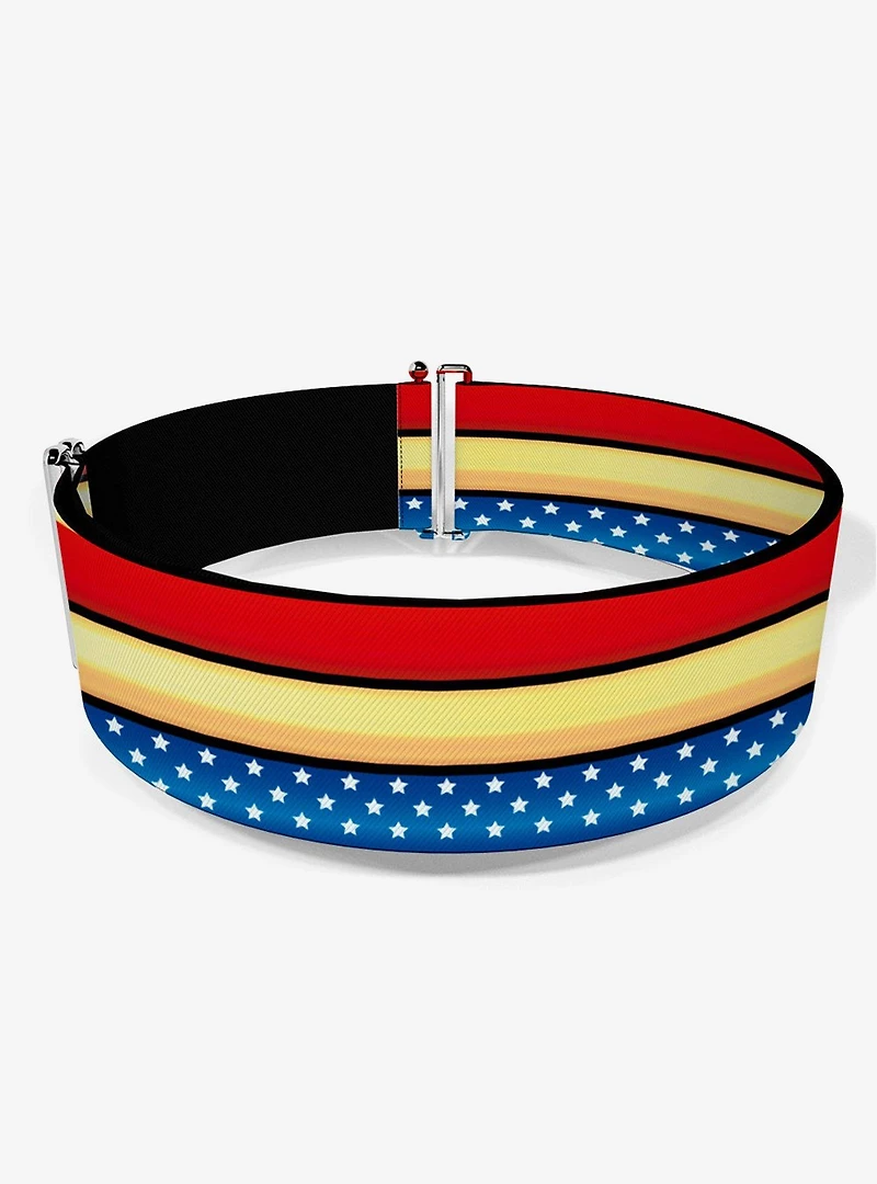 DC Comics Wonder Woman Stripe Stars Cinch Belt