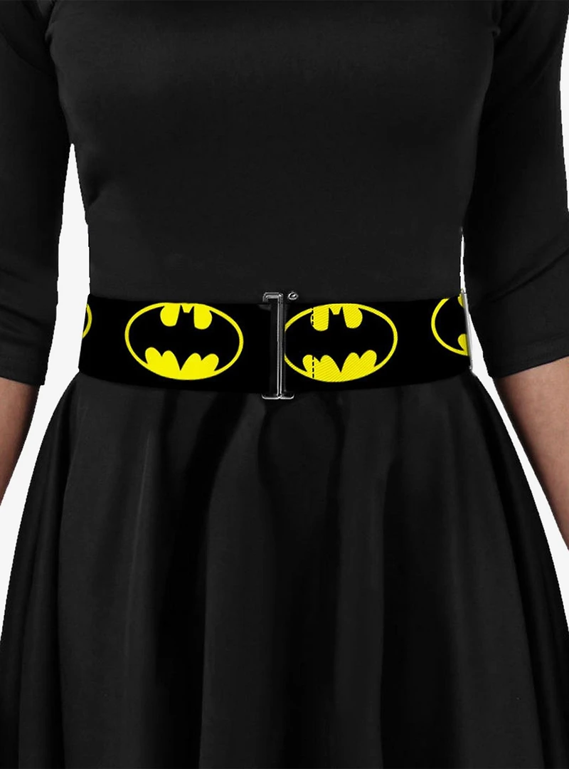 DC Comics Batman Shield Yellow Cinch Belt