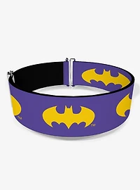DC Comics Batman Signal Purple Yellow Cinch Belt