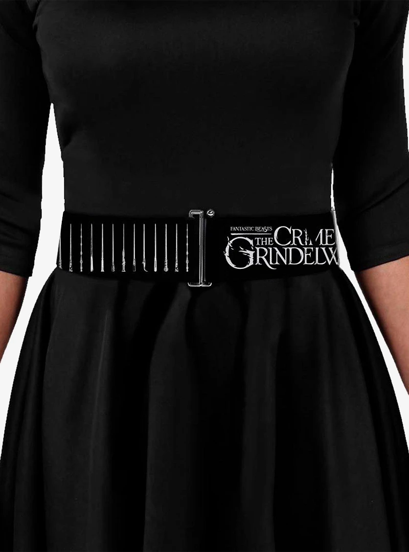 Fantastic Beast Crimes of Grindelwald Baby Niffler Monogram Charcoal Cinch Belt