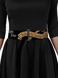 Harry Potter I Solemnly Swear Am Up To No Good Cinch Belt