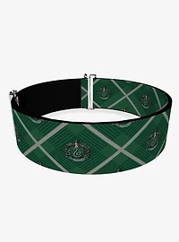 Harry Potter Slytherin Crest Plaid Cinch Belt