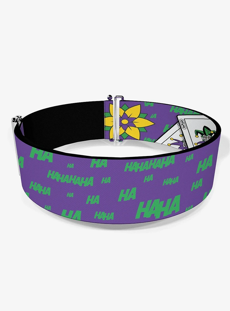 DC Comics Joker Cards Flower Hahaha Cinch Belt