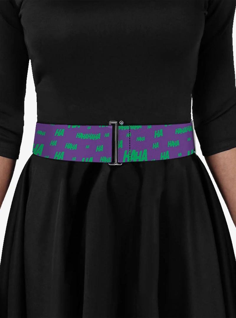 DC Comics Joker Cards Flower Hahaha Cinch Belt