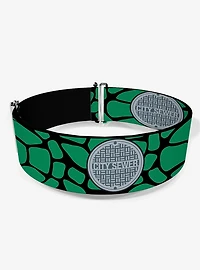 Teenage Mutant Ninja Turtles City Sewer Cap Turtle Shell Black Cinch Belt