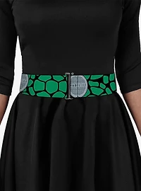 Teenage Mutant Ninja Turtles City Sewer Cap Turtle Shell Black Cinch Belt