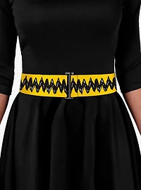Peanuts 75th Charlie Brown Zig Zag Stripe Cinch Belt