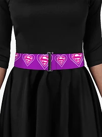 DC Comics Superman Logo Heart Cinch Belt
