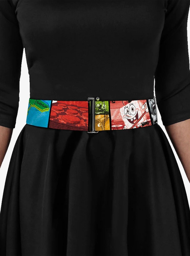 SpongeBob SquarePants Krusty Krabs Cam Scene Blocks Cinch Belt