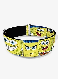 SpongeBob SquarePants Expressions Stripe Blue Cinch Belt