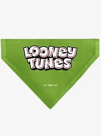 Looney Tunes Marvin The Martian Face Close Up Slip On Collar Pet Bandana - Bandana Only